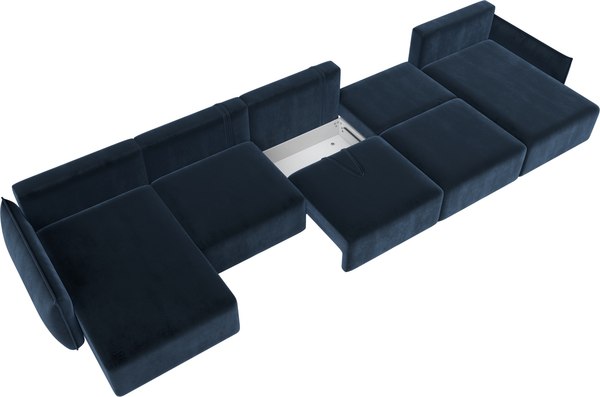 Диван П-образный Лига Диванов Лига-051 НПБ МегаЛонг / 128679