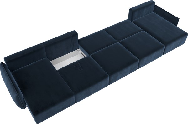 Диван П-образный Лига Диванов Лига-051 НПБ МегаЛонг / 128679