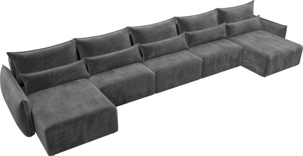 Диван П-образный Лига Диванов Лига-051 НПБ МегаЛонг / 128680