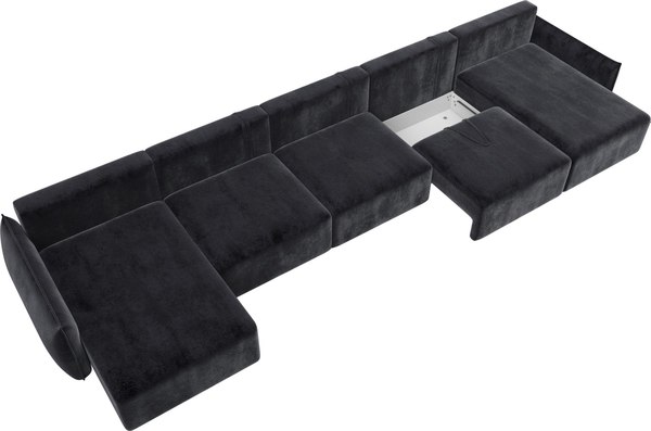 Диван П-образный Лига Диванов Лига-051 НПБ МегаЛонг / 128681