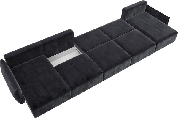 Диван П-образный Лига Диванов Лига-051 НПБ МегаЛонг / 128681