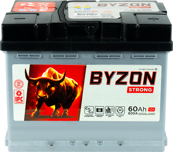 Автомобильный аккумулятор BYZON R+