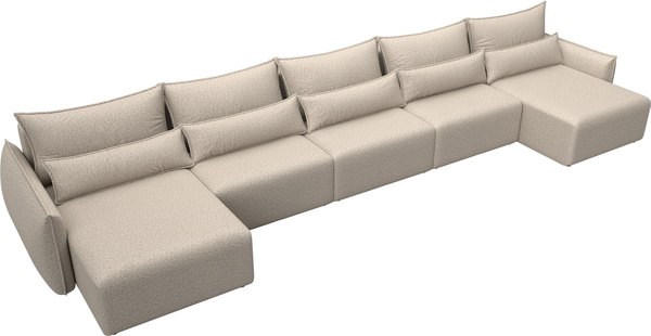 Диван П-образный Лига Диванов Лига-051 НПБ МегаЛонг / 128682