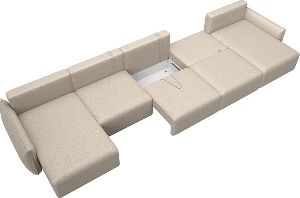 Диван П-образный Лига Диванов Лига-051 НПБ МегаЛонг / 128682