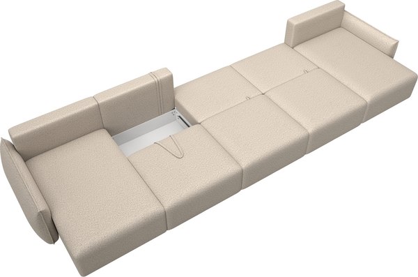 Диван П-образный Лига Диванов Лига-051 НПБ МегаЛонг / 128682