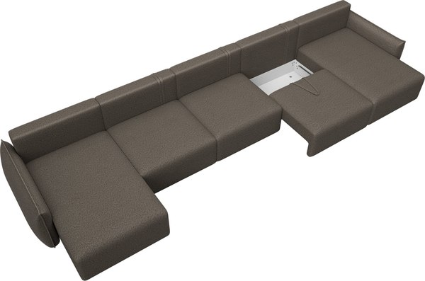 Диван П-образный Лига Диванов Лига-051 НПБ МегаЛонг / 128683