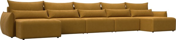 Диван П-образный Лига Диванов Лига-051 НПБ МегаЛонг / 128743 - фото