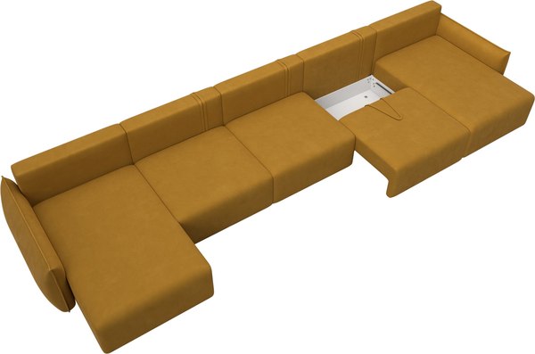 Диван П-образный Лига Диванов Лига-051 НПБ МегаЛонг / 128743