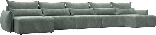 Диван П-образный Лига Диванов Лига-051 НПБ МегаЛонг / 128745 - фото