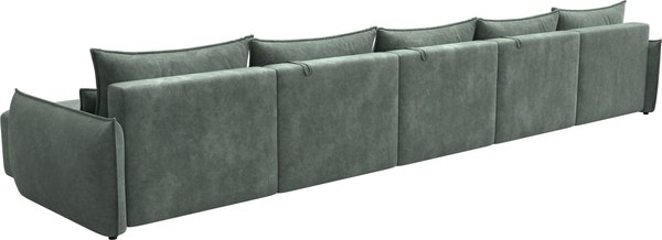 Диван П-образный Лига Диванов Лига-051 НПБ МегаЛонг / 128745