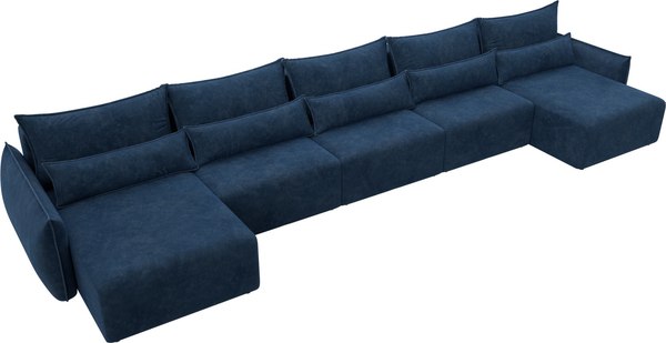 Диван П-образный Лига Диванов Лига-051 НПБ МегаЛонг / 128746