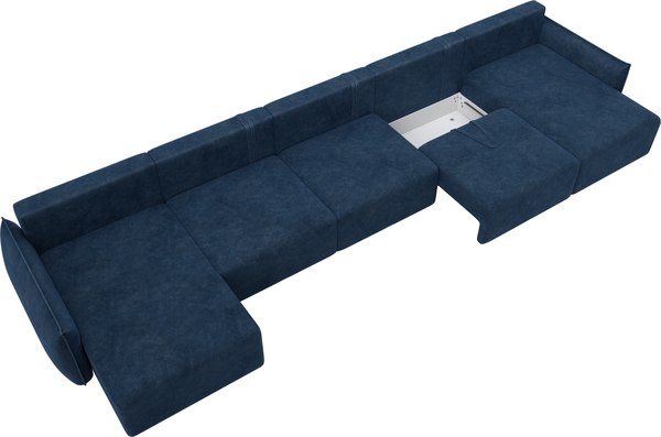 Диван П-образный Лига Диванов Лига-051 НПБ МегаЛонг / 128746