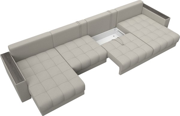 Диван П-образный Лига Диванов Лига-049 НПБ Лонг / 128552