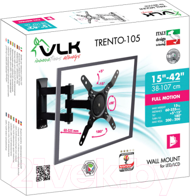 Кронштейн для телевизора VLK Trento-105