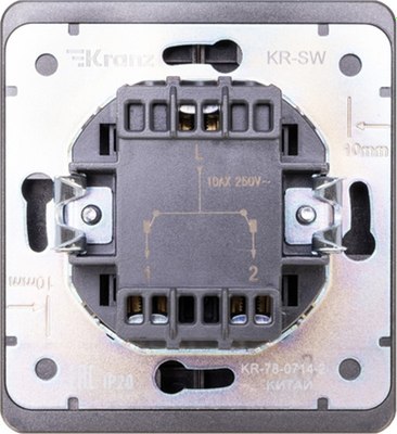 Выключатель Kranz Round KR-78-0714-2