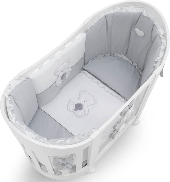 Детская кроватка Italbaby Peluche Oval / 070.1400-0077