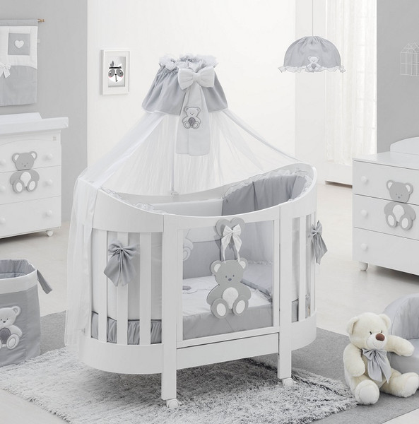 Детская кроватка Italbaby Peluche Oval / 070.1400-0077