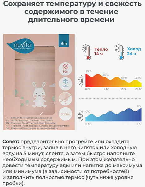 Термос универсальный Nuvita 4471 / NU-PPCP0051