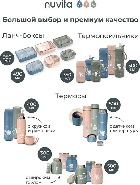 Термос универсальный Nuvita 4471 / NU-PPCP0051