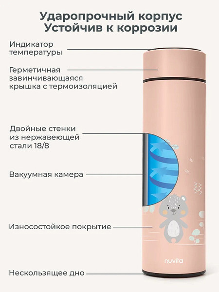 Термос для напитков Nuvita 4455 / NU-PPCP0057