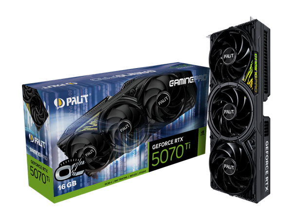 Видеокарта Palit GeForce RTX 5070 Ti GamingPro OC 16GB GDDR7