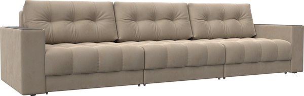 Диван Лига Диванов Лига-049 НПБ Лонг с декором - фото