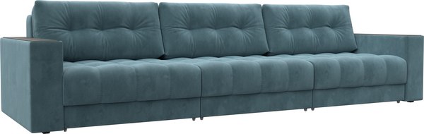 Диван Лига Диванов Лига-049 НПБ Лонг с декором - фото