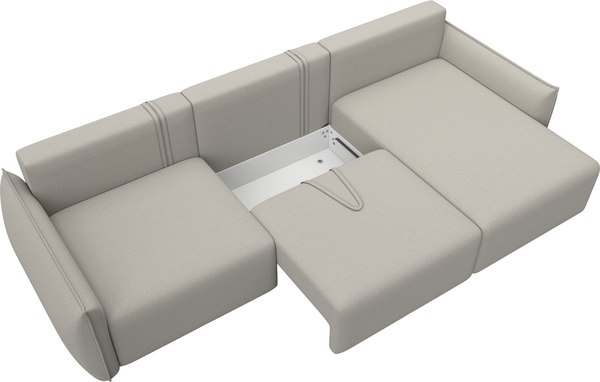 Диван угловой Лига Диванов Лига-051 НПБ Лонг универсальный