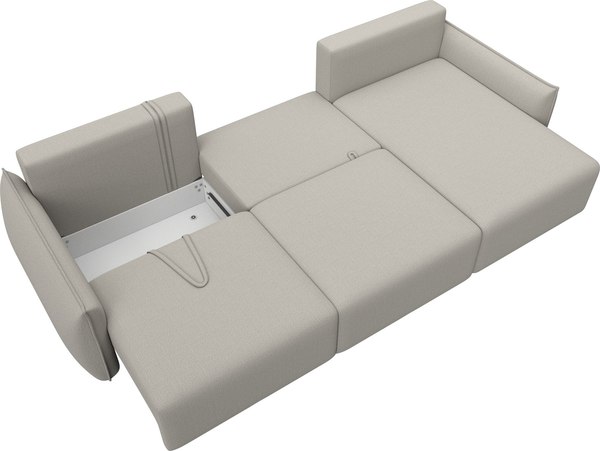 Диван угловой Лига Диванов Лига-051 НПБ Лонг универсальный