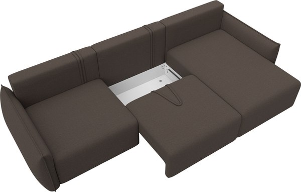 Диван угловой Лига Диванов Лига-051 НПБ Лонг универсальный