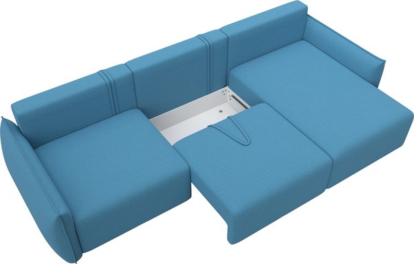 Диван угловой Лига Диванов Лига-051 НПБ Лонг универсальный