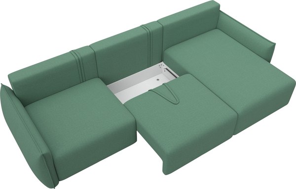 Диван угловой Лига Диванов Лига-051 НПБ Лонг универсальный