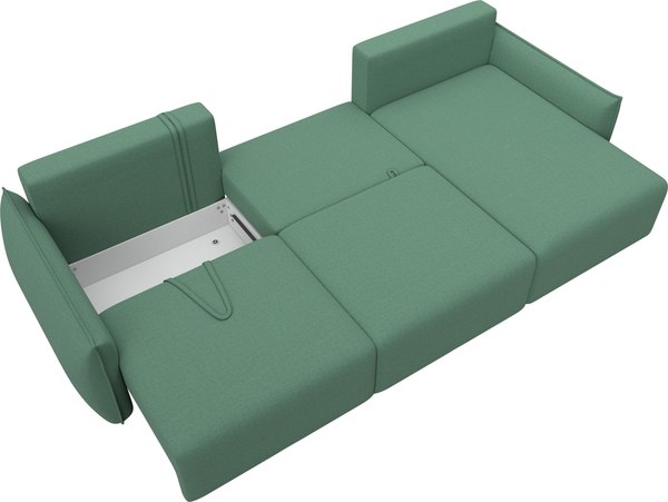 Диван угловой Лига Диванов Лига-051 НПБ Лонг универсальный