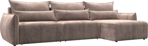 Диван угловой Лига Диванов Лига-051 НПБ Лонг универсальный - фото