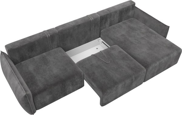 Диван угловой Лига Диванов Лига-051 НПБ Лонг универсальный