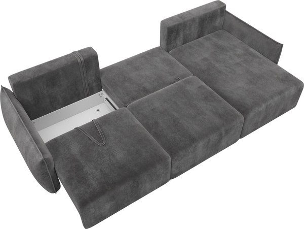 Диван угловой Лига Диванов Лига-051 НПБ Лонг универсальный