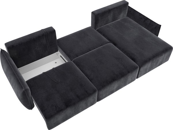 Диван угловой Лига Диванов Лига-051 НПБ Лонг универсальный