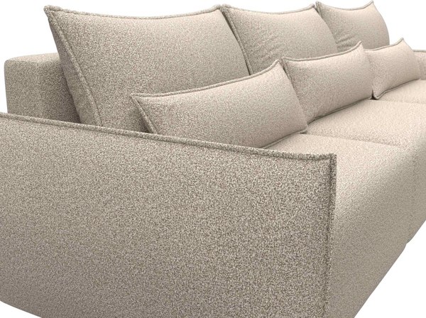 Диван угловой Лига Диванов Лига-051 НПБ Лонг универсальный