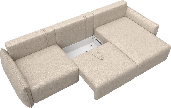 Диван угловой Лига Диванов Лига-051 НПБ Лонг универсальный