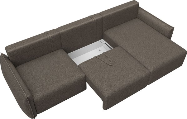 Диван угловой Лига Диванов Лига-051 НПБ Лонг универсальный