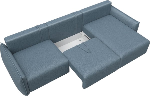 Диван угловой Лига Диванов Лига-051 НПБ Лонг универсальный