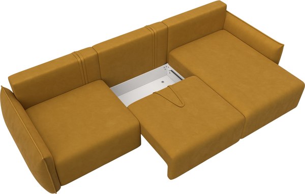 Диван угловой Лига Диванов Лига-051 НПБ Лонг универсальный