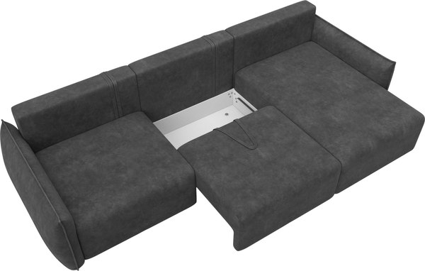 Диван угловой Лига Диванов Лига-051 НПБ Лонг универсальный