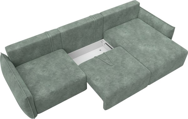 Диван угловой Лига Диванов Лига-051 НПБ Лонг универсальный