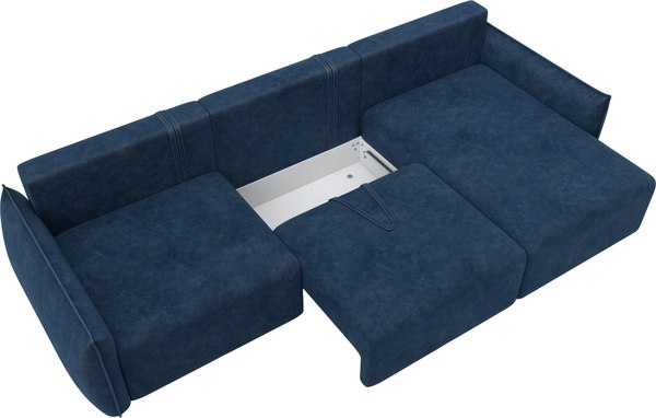 Диван угловой Лига Диванов Лига-051 НПБ Лонг универсальный