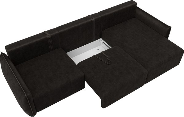 Диван угловой Лига Диванов Лига-051 НПБ Лонг универсальный