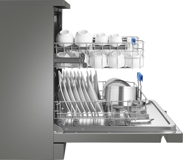 Посудомоечная машина Weissgauff DW 6038 D Dual Wash Silver