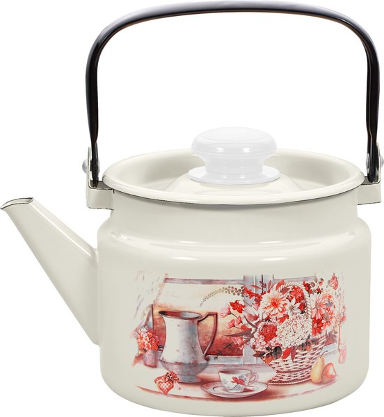 Чайник Лысьвенские эмали Летний этюд 27104П2 - фото