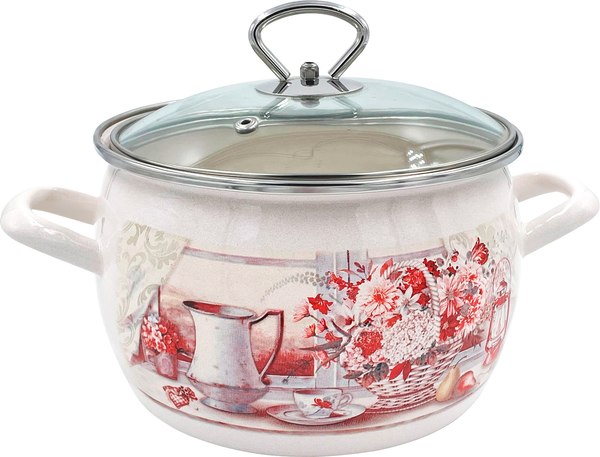 Кастрюля Лысьвенские эмали Летний этюд 4213САП2/4Жм - фото