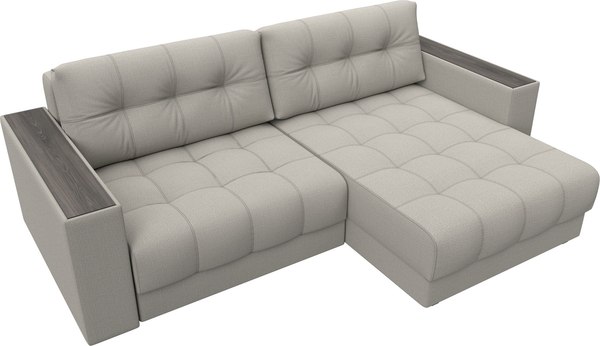 Диван угловой Лига Диванов Лига-049 НПБ универсальный с декором